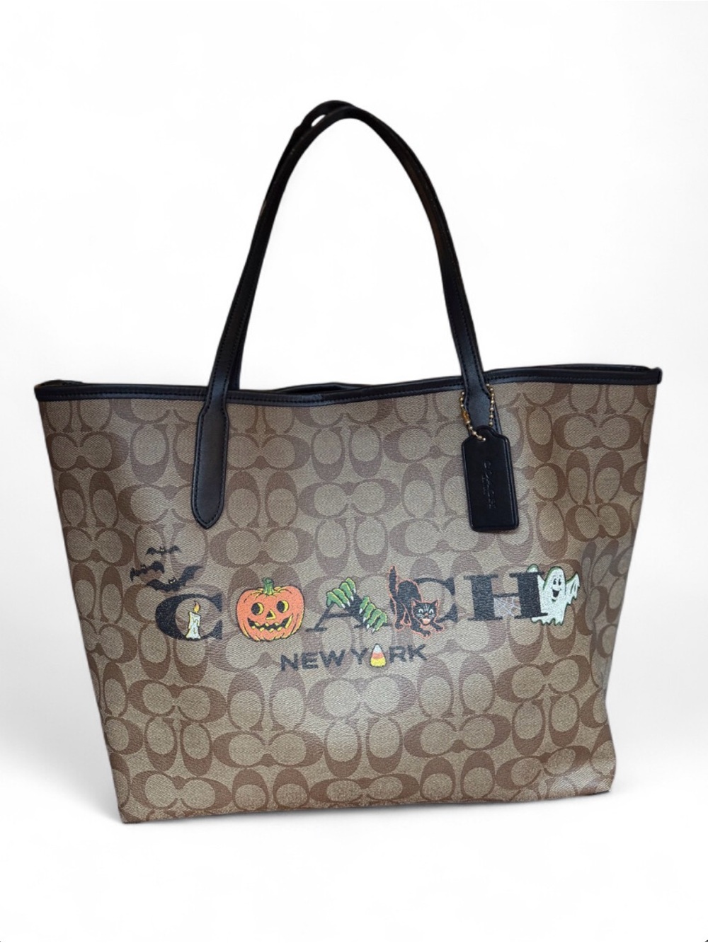 Coach Signature Halloween City Tote